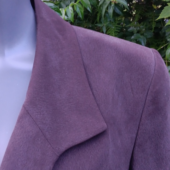 dana buchman dresses ladies pure silk (1) button overcoat (VINTAGE) - Picture 10 of 17